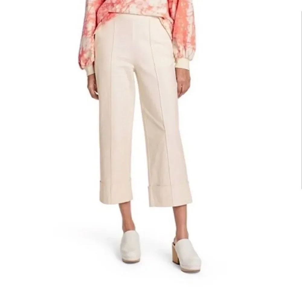 Rachel Comey Wide Leg Cropped Pant Ivory